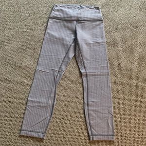 Lululemon herringbone 7/8 leggings size 6